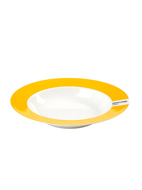 Lot De 6 Assiettes Creuses - Jaune - Pantone par Luca Trazzi