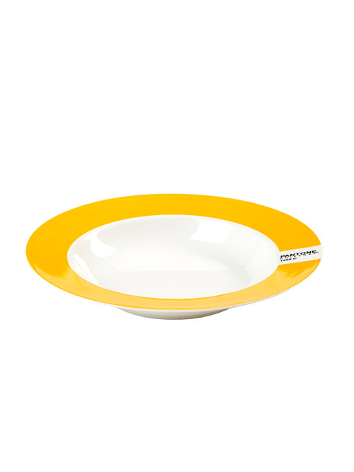 Lot De 6 Assiettes Creuses - Jaune - Pantone par Luca Trazzi