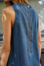 Agathe Dark Denim Dress
