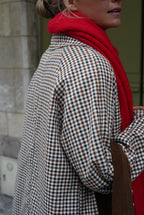 Amaury Reversible Trench Coat Beige/Vichy