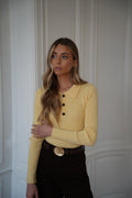 Pull Fin Marissa - Jaune