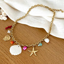Collier "Mykonos" acier-Colliers-Instants Plaisirs • Bijoux-Instants Plaisirs | Bijoux