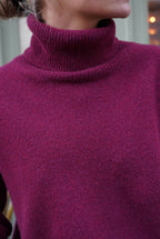 Timothée Turtleneck Sweater Burgundy
