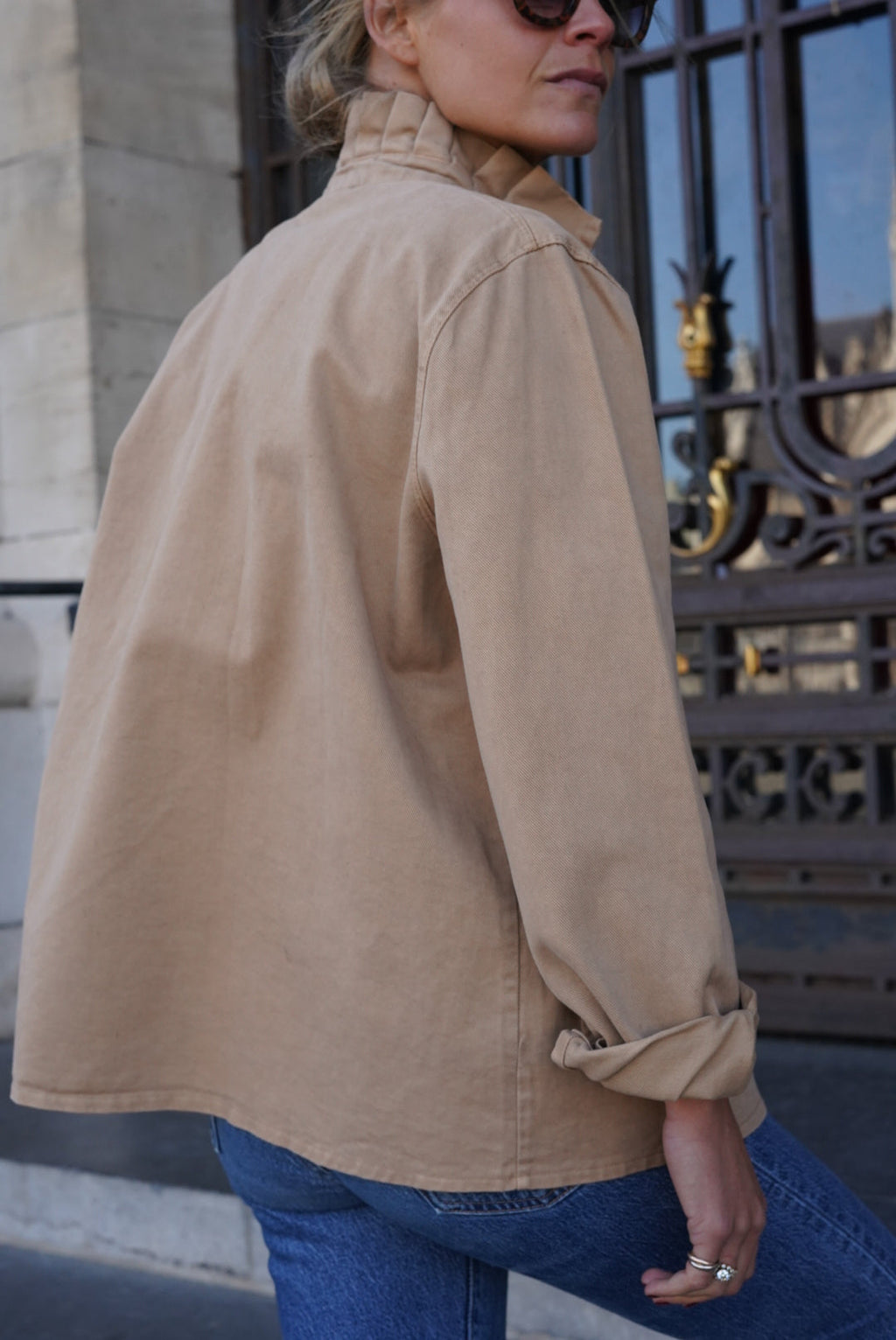 Céleste Camel Overshirt