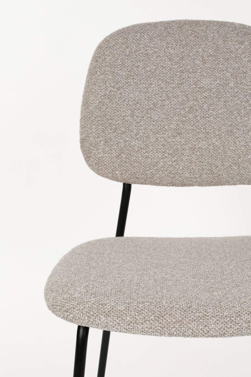 Roos - Dining Room Chair - Metal - Light Beige