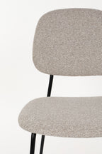 Roos - Dining Room Chair - Metal - Light Beige