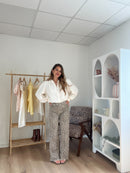 Jean Flare Leopard Alix