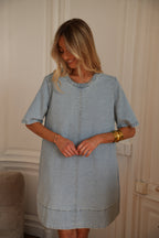 Robe En Jean Zaho - Bleue