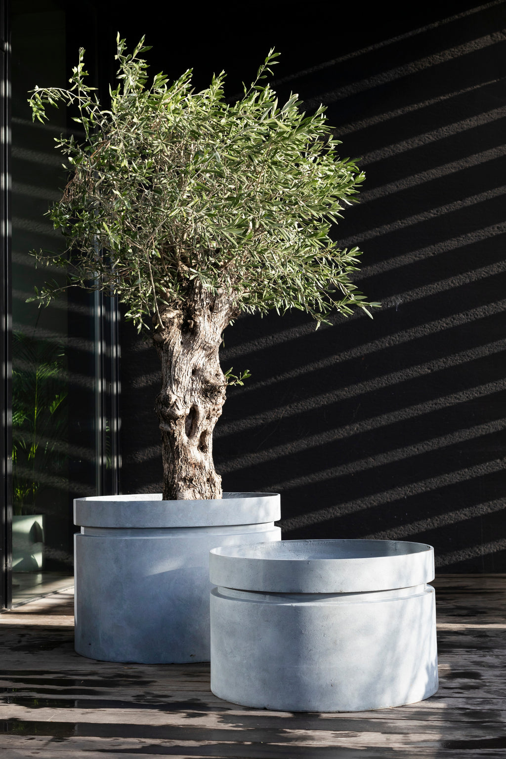 Urban Jungle - Jardinière - L - Fibre De Verre - Gris