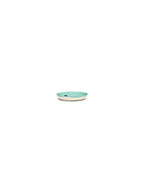 Feast - Lot De 4 Plats - S - Grès - Azur Brocoli Vert