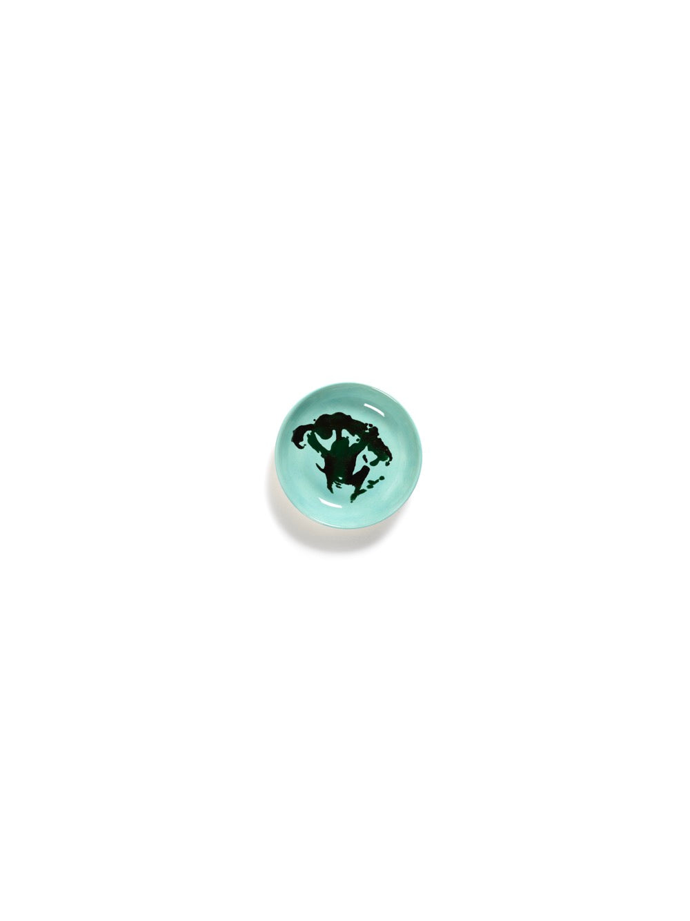Set Of 4 Small Plates - Azur Broccoli - Green Feast - By Ottolenghi