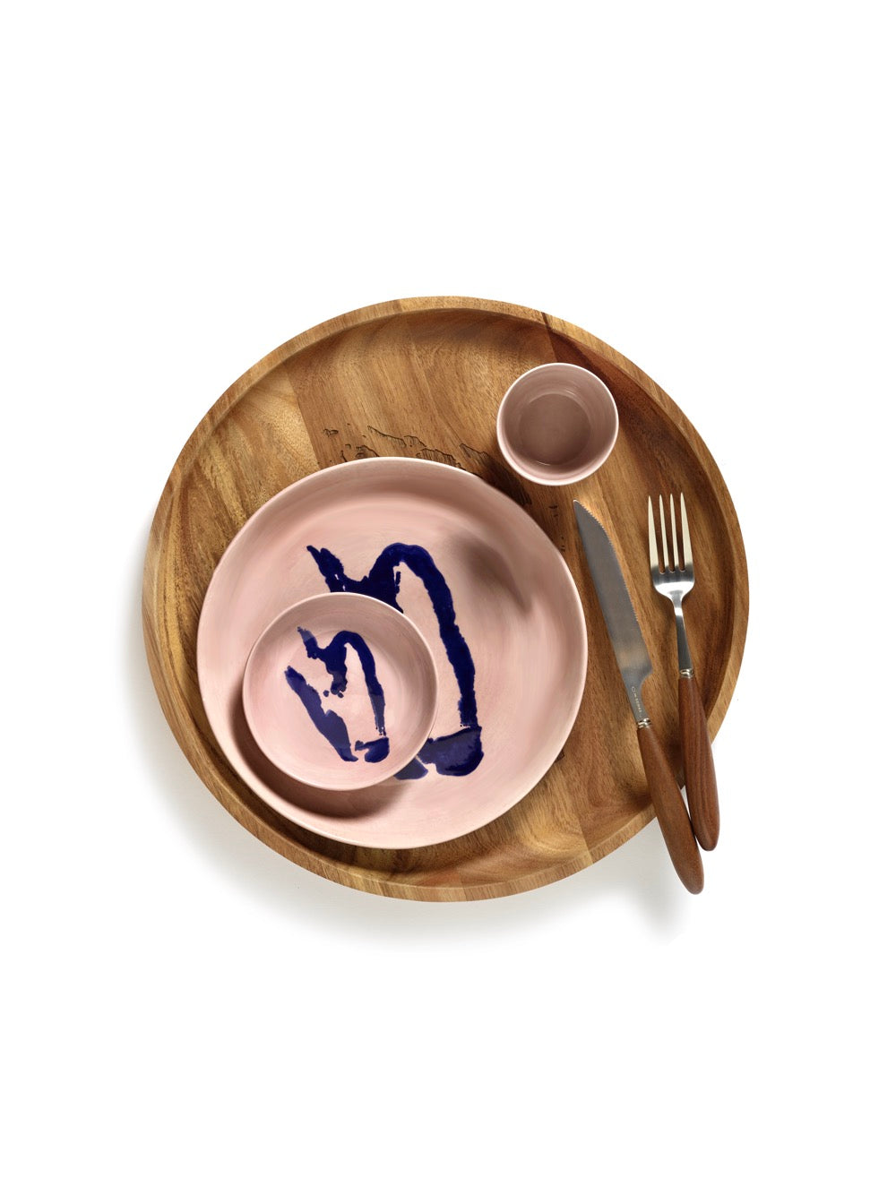 Set of 4 S Dishes - Pepper Pink - Feast Blue - By Ottolenghi
