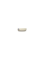 Set Of 4 Plates S - White Artichoke - Blue Feast - By Ottolenghi