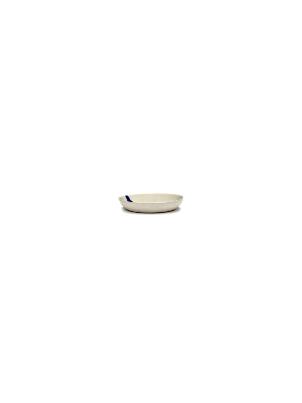 Set Of 4 Plates S - White Artichoke - Blue Feast - By Ottolenghi