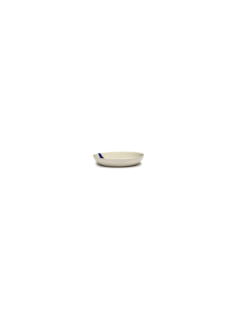 Lot De 4 Plats S - Blanc Artichaut - Bleu Feast - By Ottolenghi