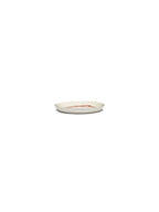 Juego de 4 platos Xs - Rayas blancas - Red Feast - De Ottolenghi