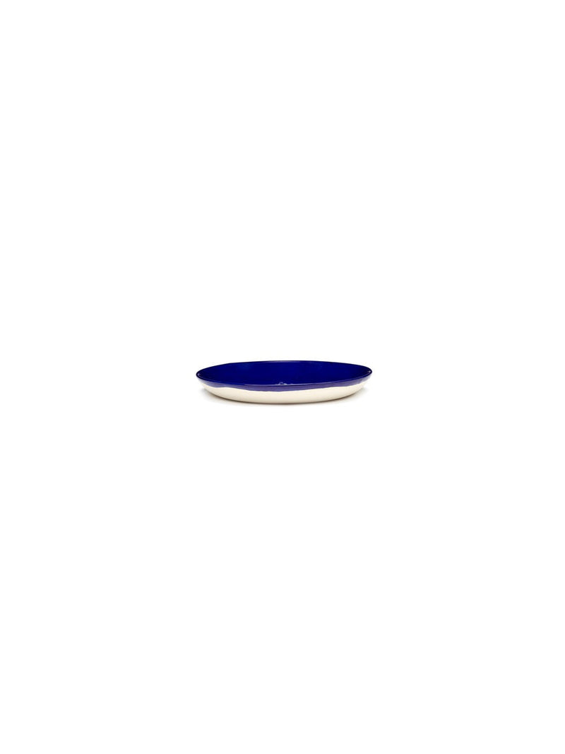 Set Of 4 XS Plates - Dark Blue - White Feast - By Ottolenghi