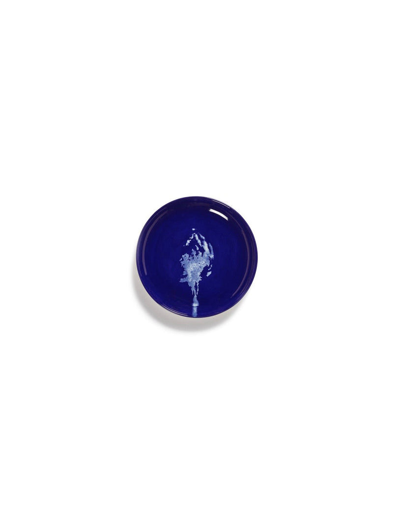 Set Of 4 XS Plates - Dark Blue - White Feast - By Ottolenghi