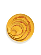 Set Of 2 Plates S - Yellow Stripes - Red Feast - By Ottolenghi