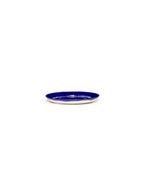 Lot De 2 Assiettes S - Bleu Foncé Dots - Blanc Feast - By Ottolenghi