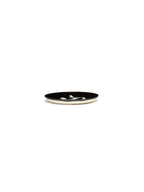 Feast - Set Di 2 Piatti - S - Gres - Nero Peperone Bianco
