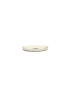 Set Of 2 Small Plates - White Artichoke - Black Feast - By Ottolenghi