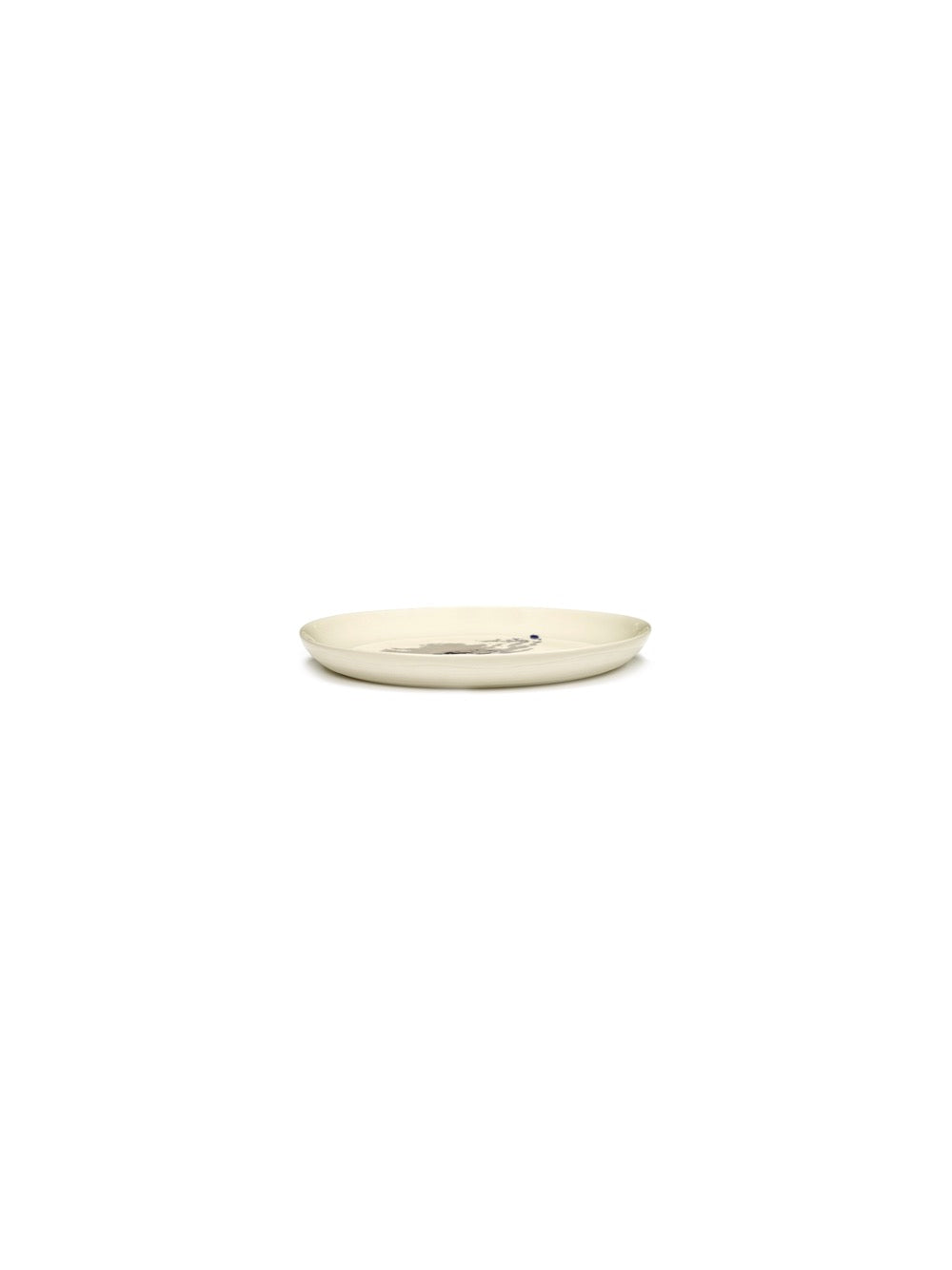 Lot De 2 Assiettes S - Blanche Artichaut - Bleu Feast - By Ottolenghi