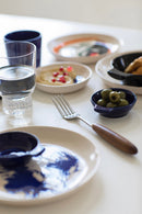 Set Of 2 S Plates - Artichoke White - Feast Blue - By Ottolenghi
