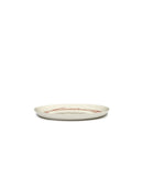 Lot De 2 Assiettes M - Blanche Stripes - Rouge Feast - By Ottolenghi