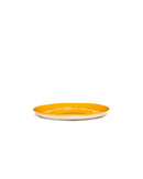 Lot De 2 Assiettes M - Jaune Stripes - Blanc Feast - By Ottolenghi