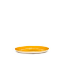 Juego De 2 Platos M - Rayas Amarillas - White Feast - By Ottolenghi