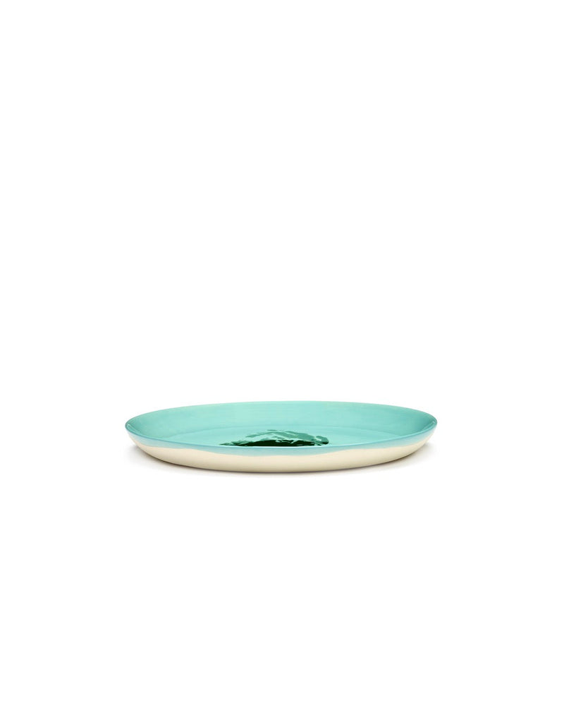Lot De 2 Assiettes M - Azur Artichaut - Vert Feast - By Ottolenghi
