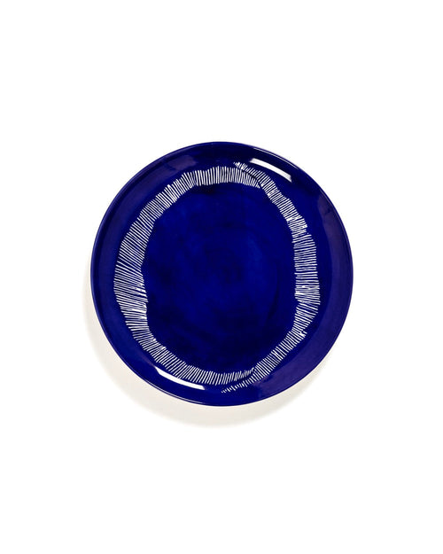 Lot De 2 Assiettes L - Bleu Foncé - Blanc Feast - By Ottolenghi