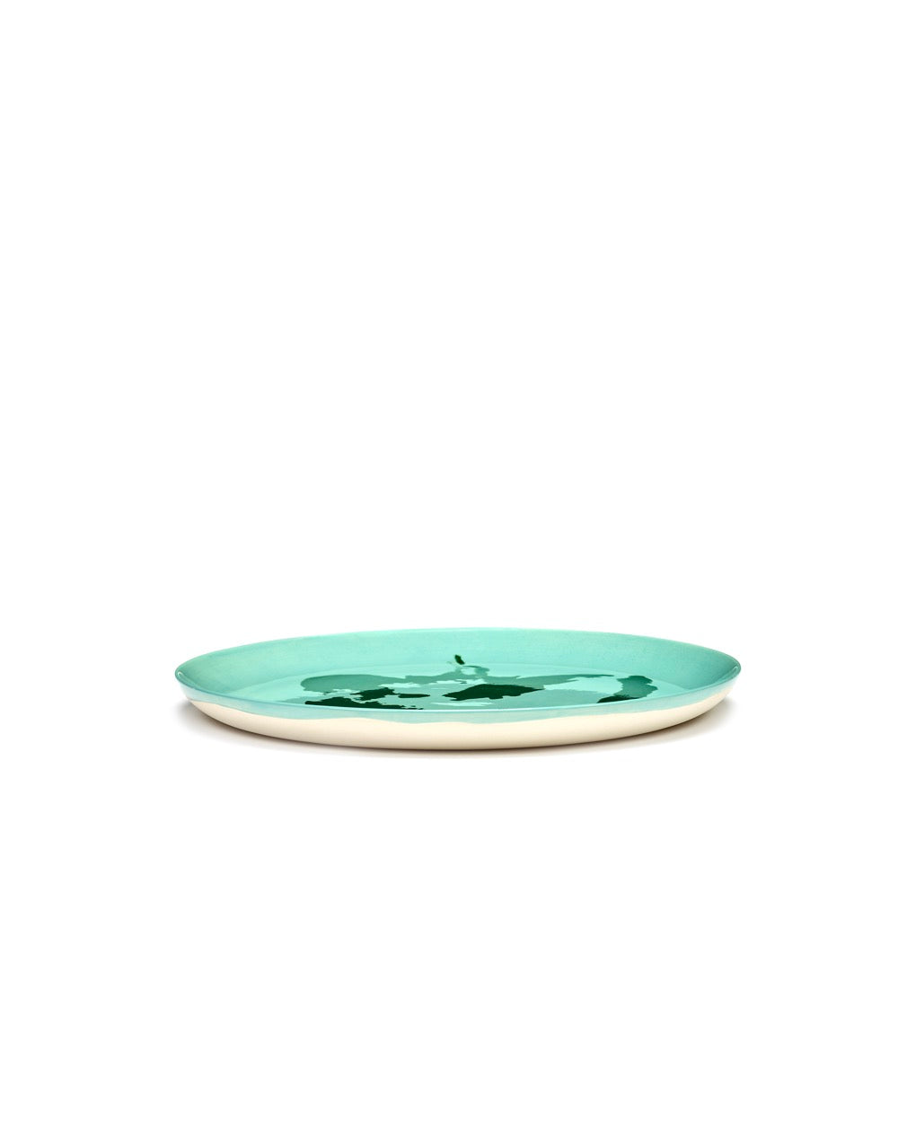 Set of 2 Large Plates - Azure Pepper - Green Feast - By Ottolenghi