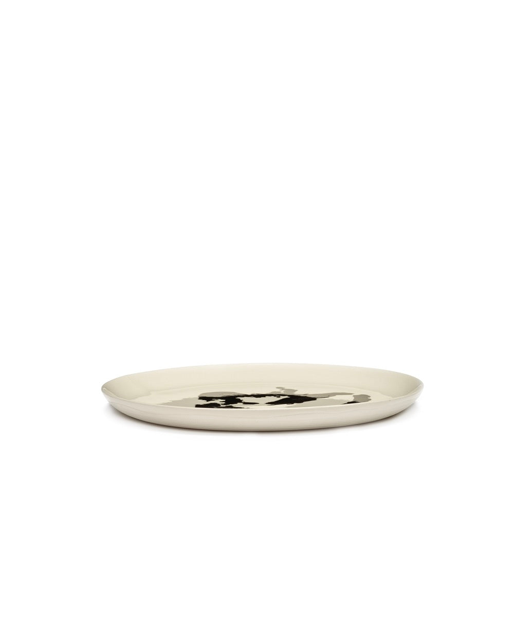 Lot De 2 Assiettes L - Blanche Poivron - Noir Feast - By Ottolenghi