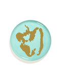 Serving Plate - Azure Pepper - Gold Feast - By Ottolenghi