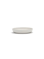 Feast - Set Di 2 Piatti Fondi - Gres - Bianco Rosso
