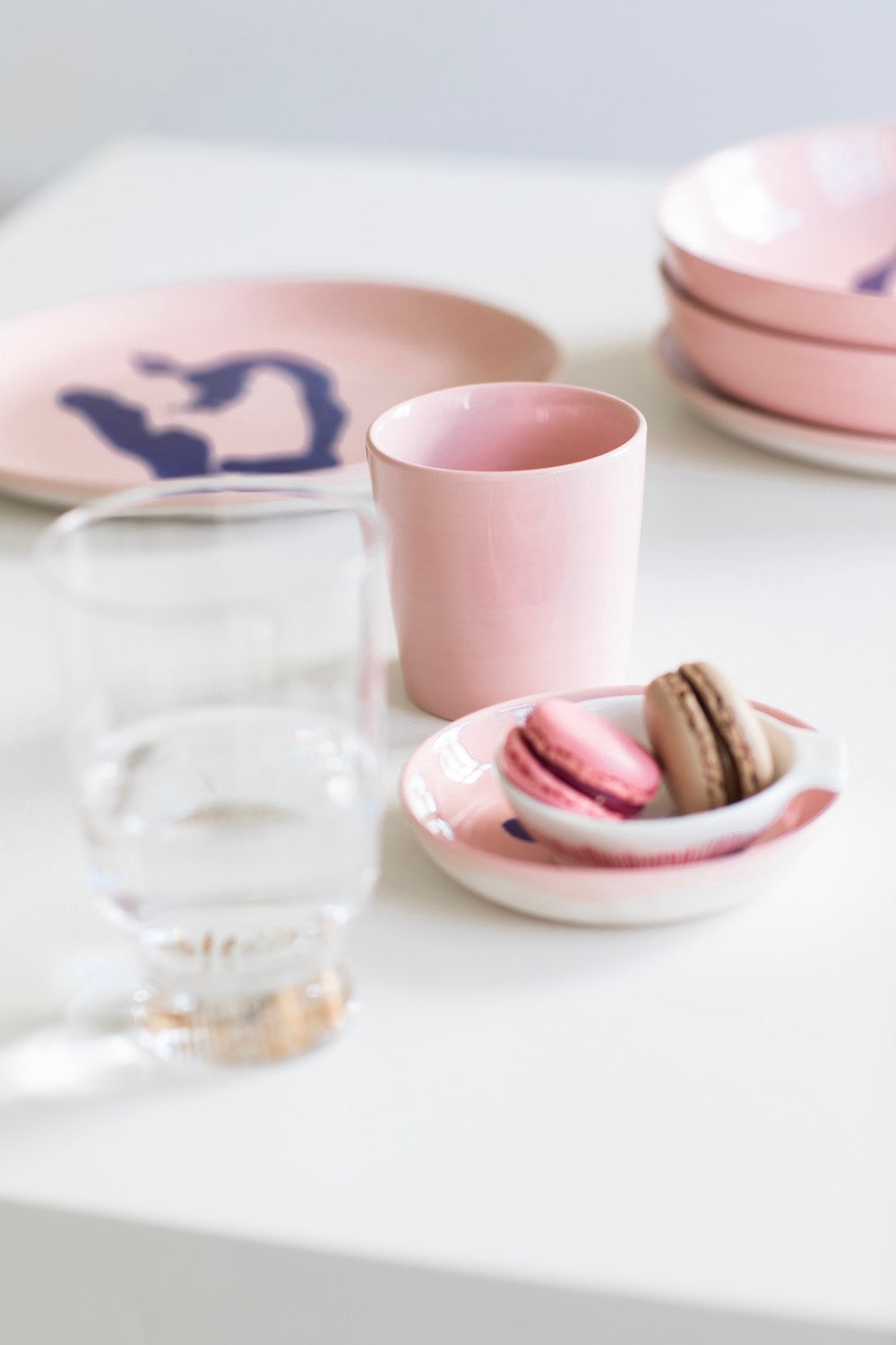 Set of 2 Deep Plates - Pepper Rose - Feast Blue - By Ottolenghi