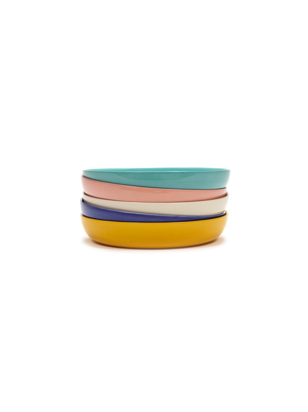 Set of 2 Deep Plates - Pepper Rose - Feast Blue - By Ottolenghi