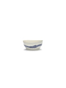 Lot De 4 Bols S - Blanc Stripes - Bleu Feast - By Ottolenghi