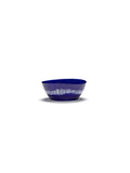 Set Of 4 L Bowls - Dark Blue Stripes - White Feast - By Ottolenghi