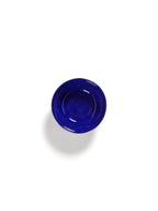 Set Of 4 L Bowls - Dark Blue Stripes - White Feast - By Ottolenghi