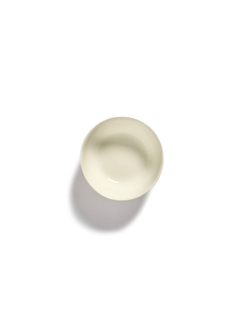 Lot De 4 Bols L - Blanc Stripes - Rouge Feast - By Ottolenghi