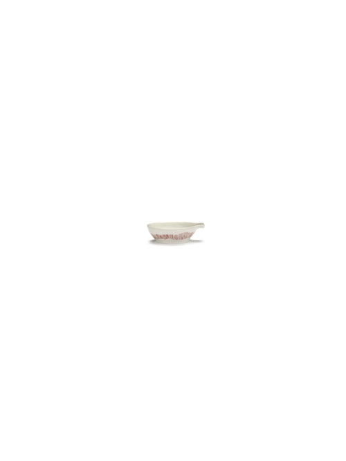 Set Of 4 Tapas Plates S - White - Red Feast - By Ottolenghi