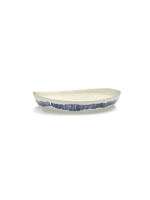 Bol De Service S - Blanc - Bleu Feast - By Ottolenghi