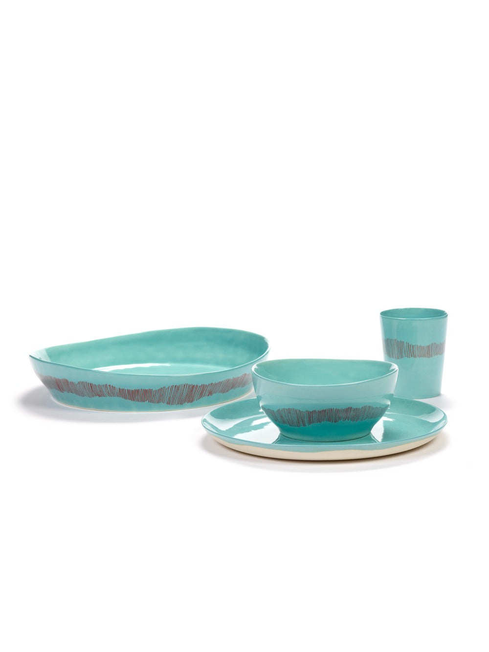 Small Serving Bowl - Azure - Red Feast - By Ottolenghi