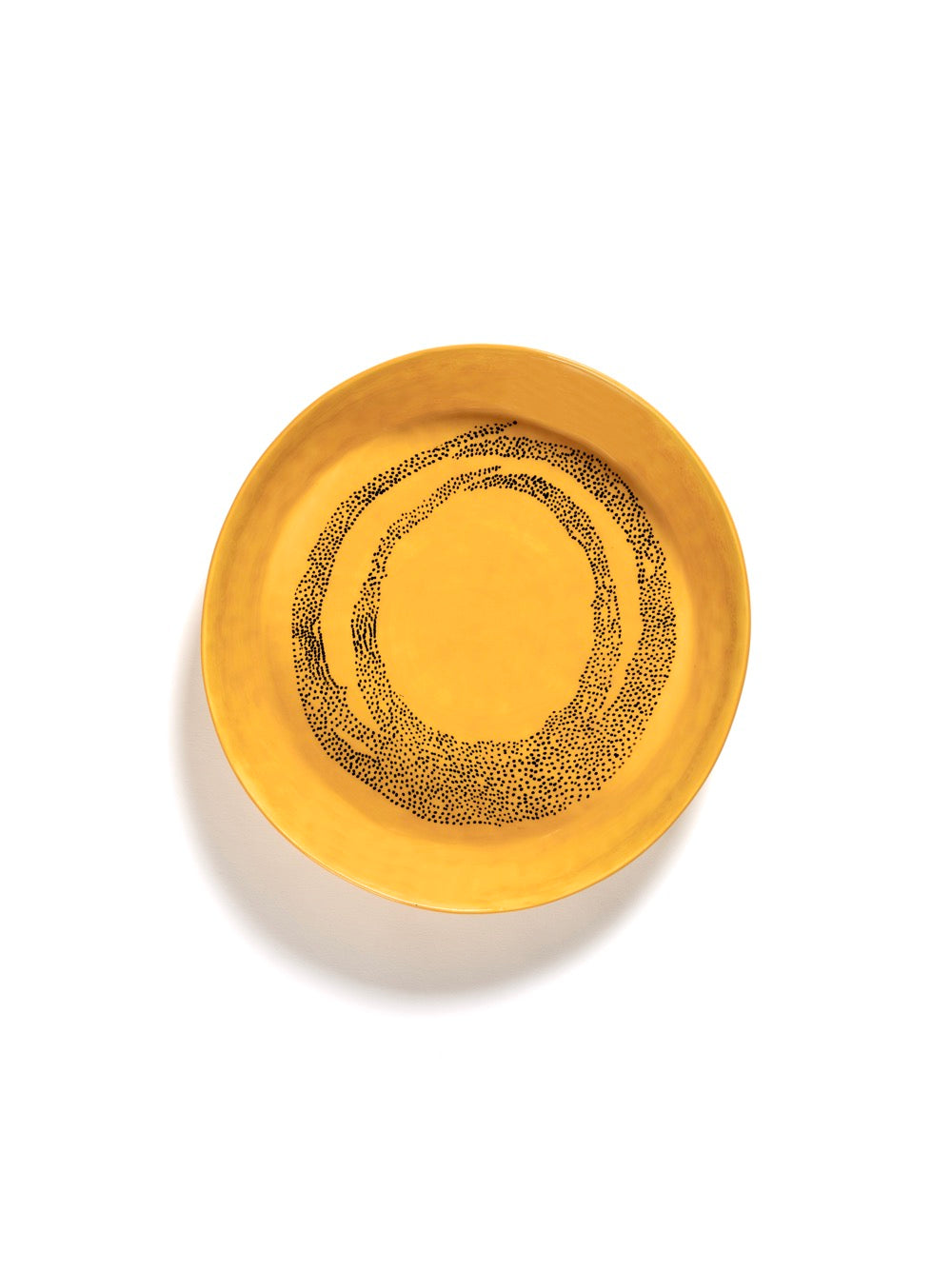Bol De Servicio S - Amarillo Dots - Negro Feast - By Ottolenghi