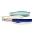 M Rust/Dark Serving Dish - Blue - By Anita Le Grelle