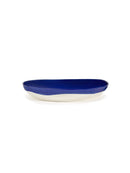 Serving Bowl M - Dark Blue - Feast White - By Ottolenghi