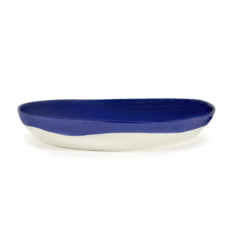 M Rust/Dark Serving Dish - Blue - By Anita Le Grelle